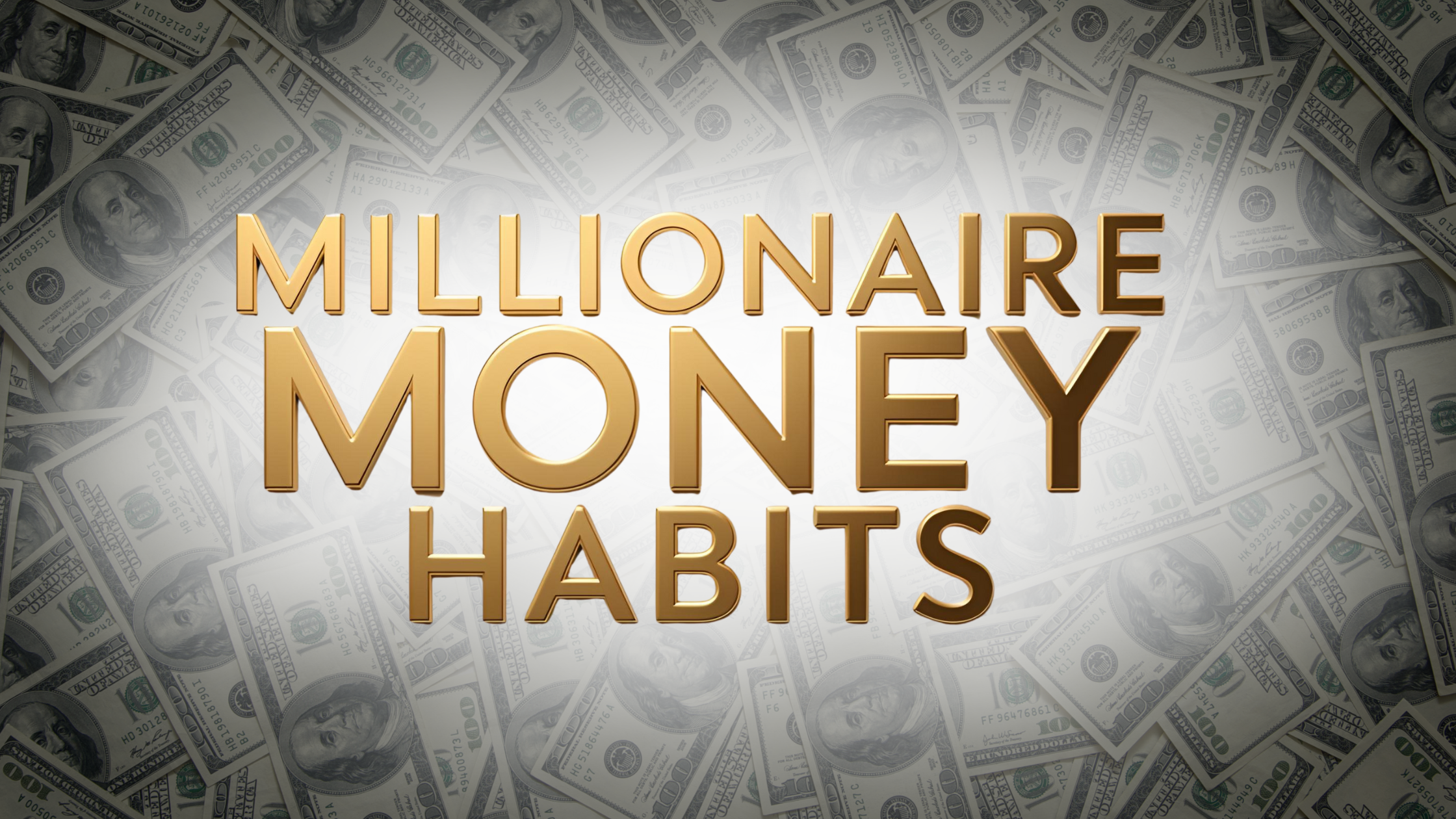 millionaire money habits