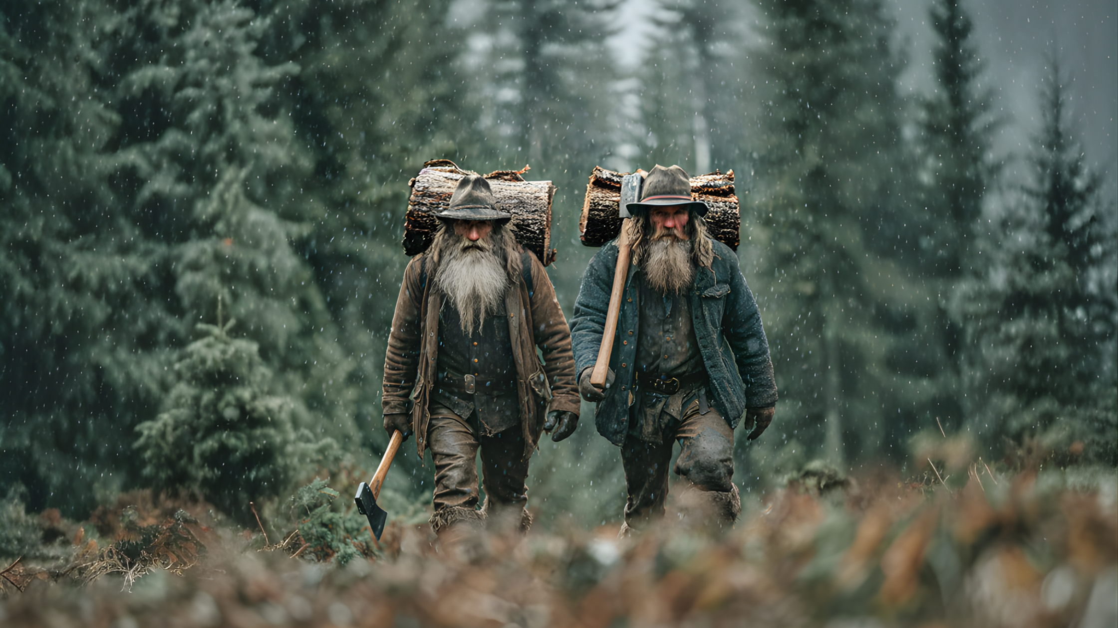 Two Lumberjacks